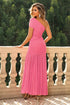 'Maelys' One-Shoulder Ruched Maxi Dress - Celes Fashion
